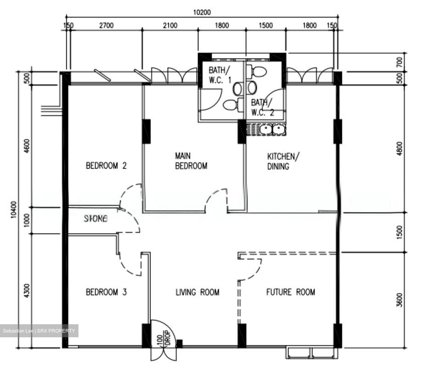Blk 43 Lorong 5 Toa Payoh (Toa Payoh), HDB 4 Rooms #519918771